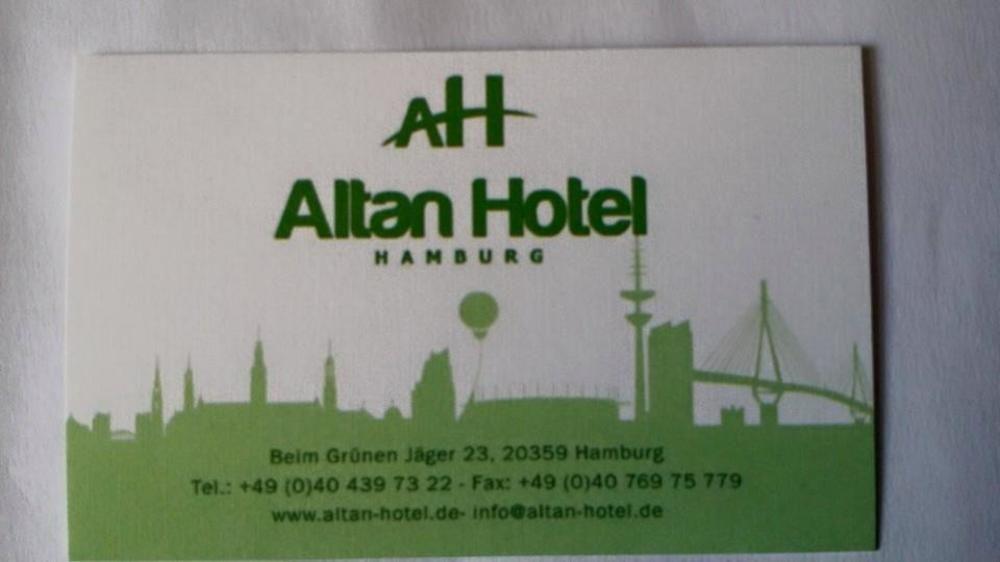 Altan Hotel Гамбург Екстер'єр фото